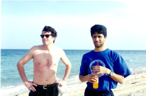 avec Nasser Ghanim Al-Khelaïfi en 1998