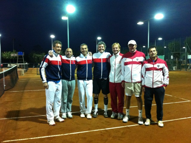 avec l'équipe d'Autriche